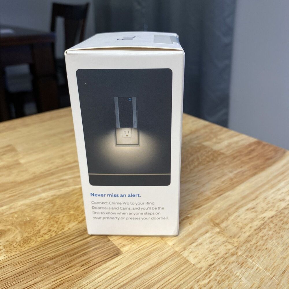 Ring Chime Pro Wifi Extender,Nightlight & Chime for Ring Devices White Brand New - Picture 4 of 8